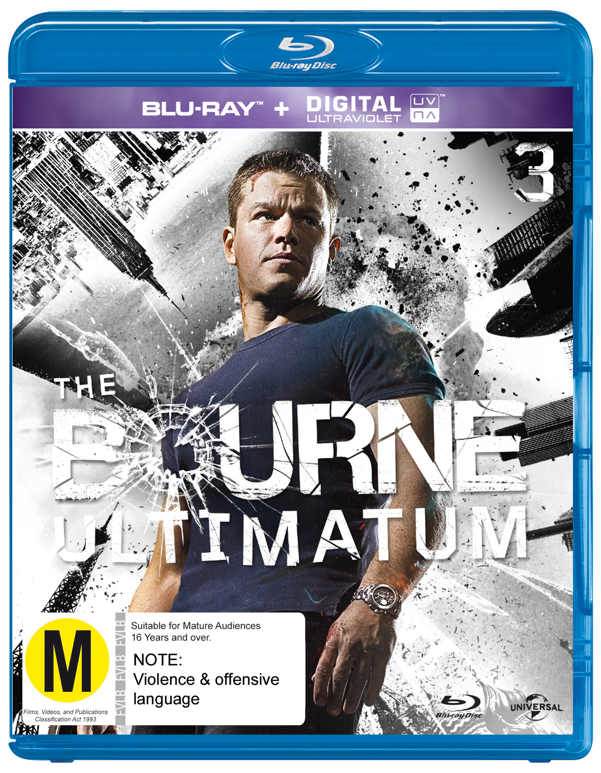 The Bourne Ultimatum on Blu-ray, UV image