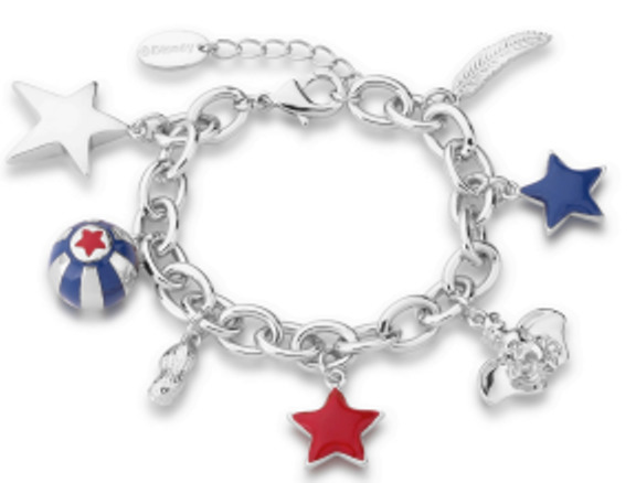 Disney: Dumbo Charm Bracelet - White Gold image