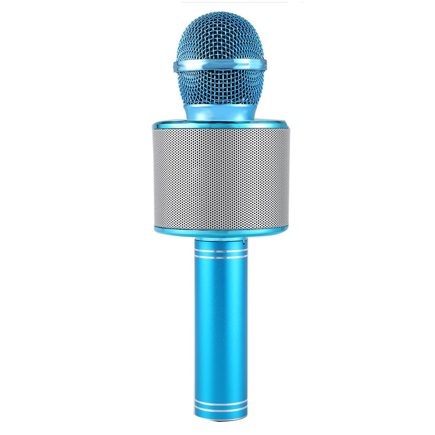 Karaoke Microphone with Bluetooth Speaker - Blue image