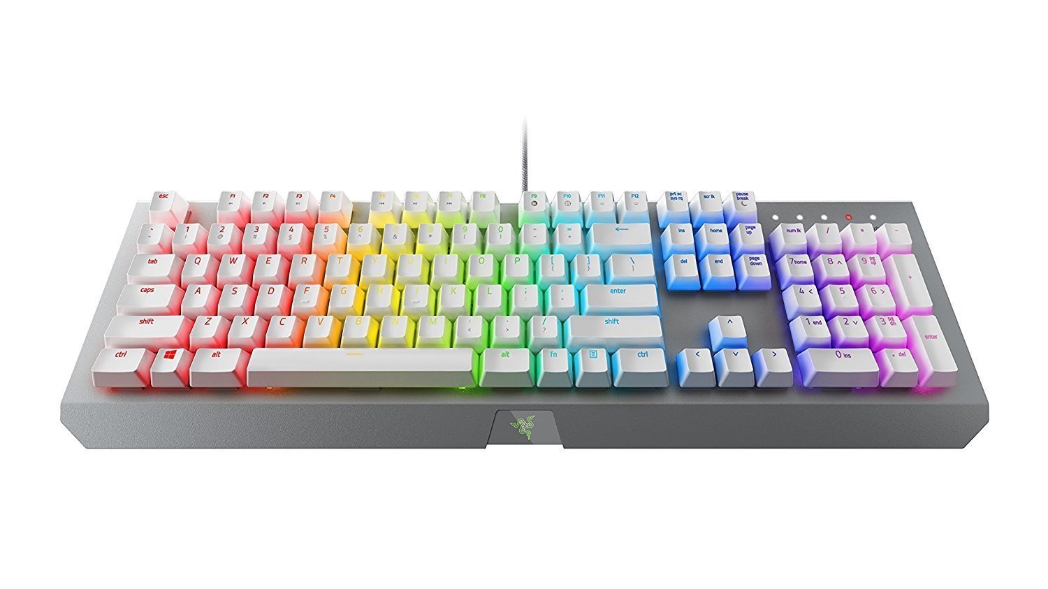 Razer BlackWidow Chroma X Gaming Keyboard - Mercury Edition for PC Games image