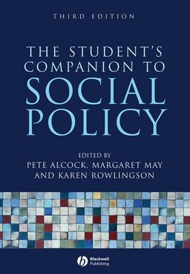 The Student's Companion to Social Policy image