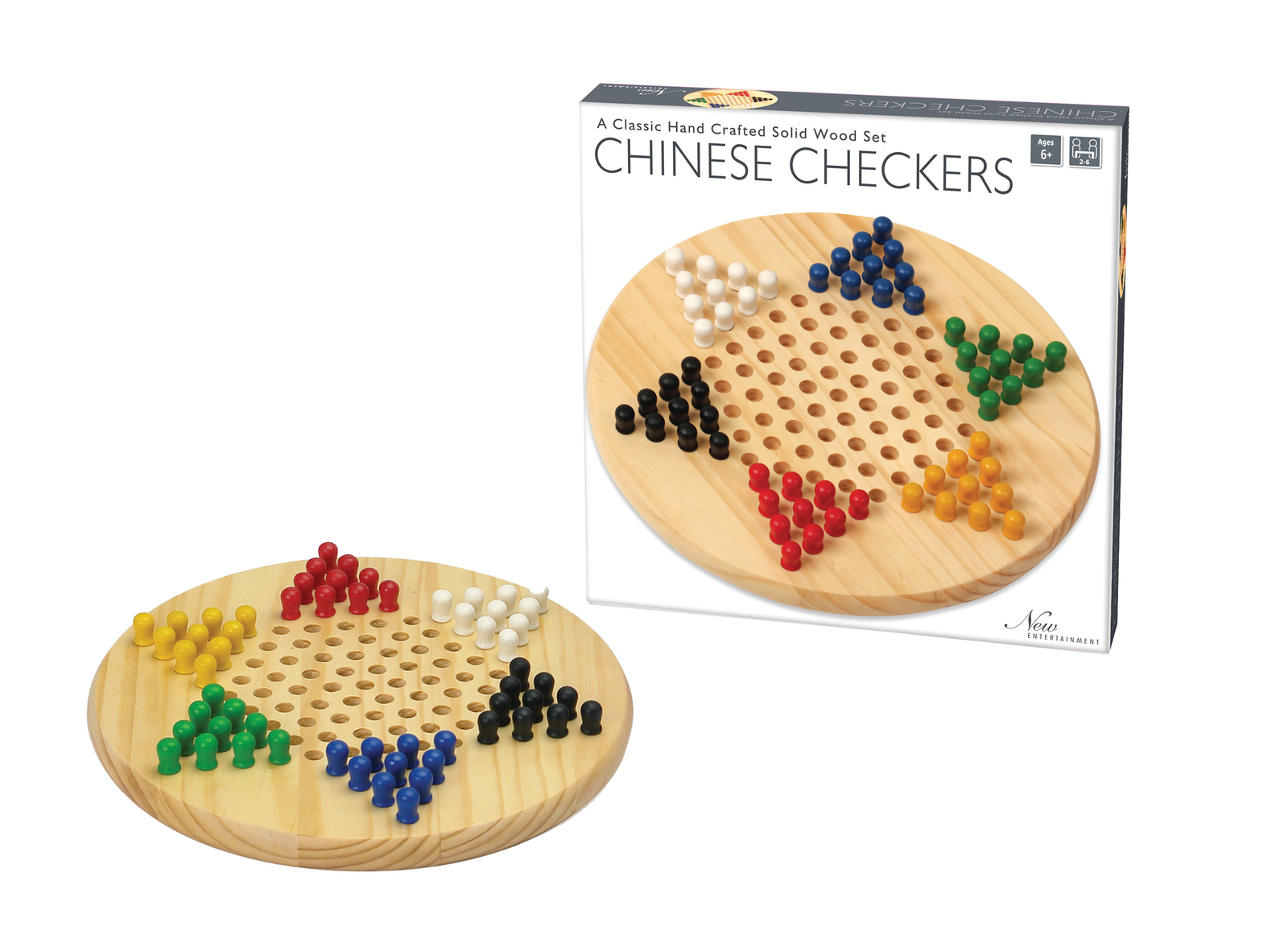 Wooden Chinese Checkers - Board Game image