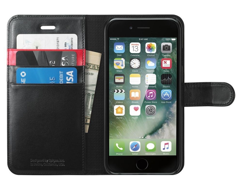 Spigen: iPhone 7 - Wallet Case (Black) image