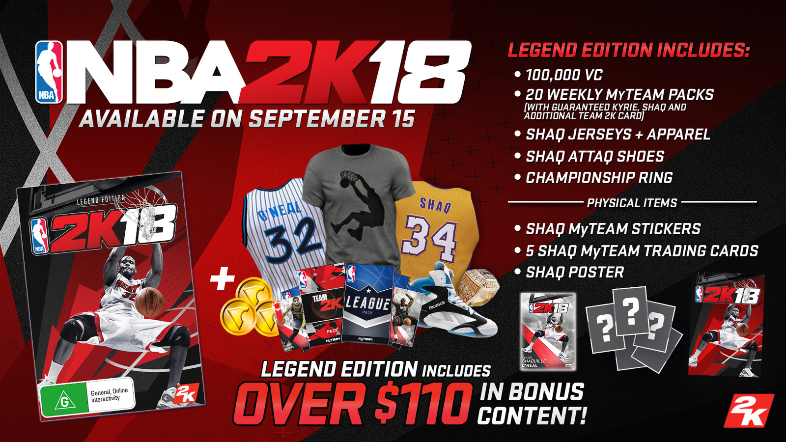 NBA 2K18 Legend Edition for Nintendo Switch image