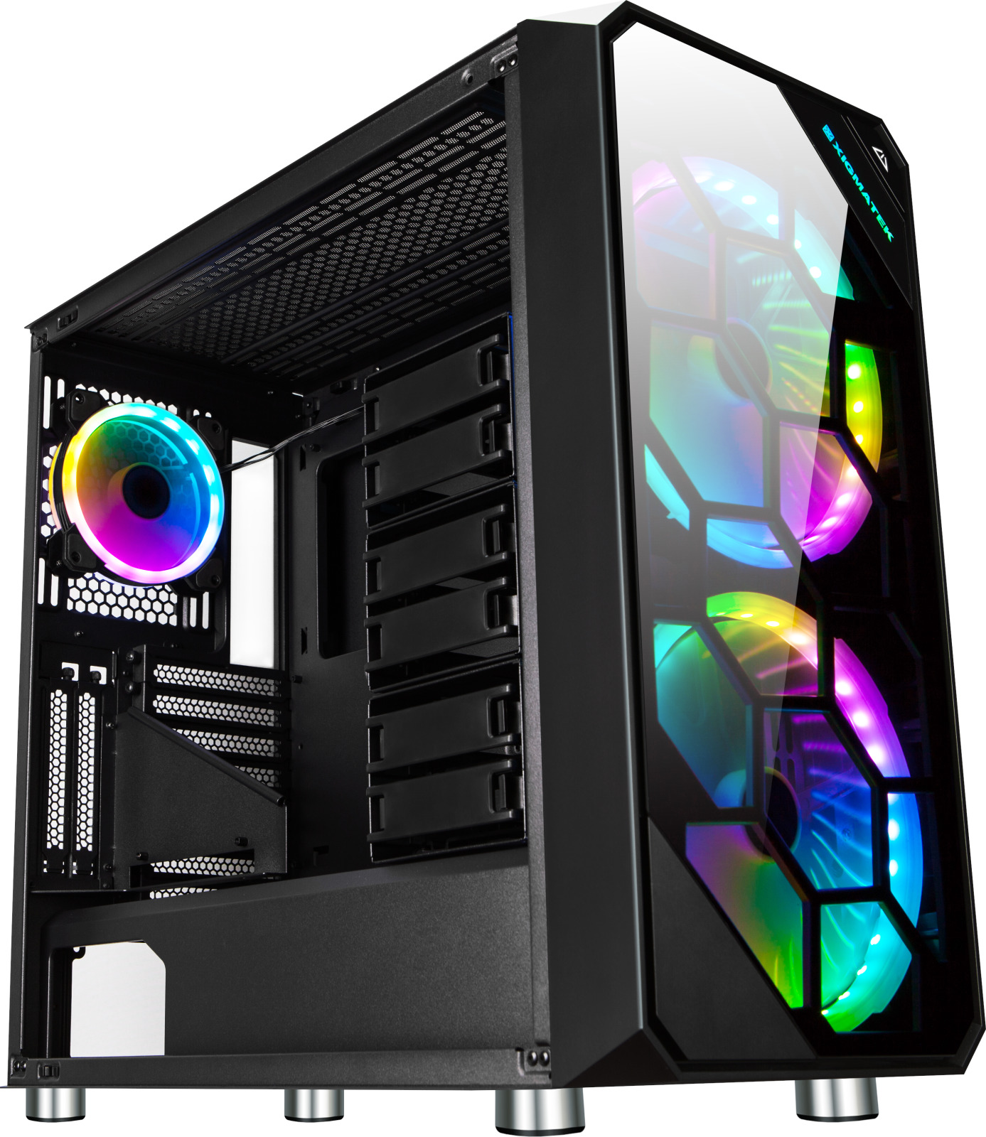 Xigmatek Zest Tempered Glass Mid Tower Case image