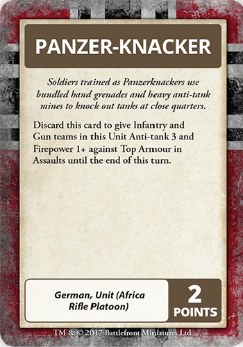 Flames of War: Afrika Korps - Command Cards image