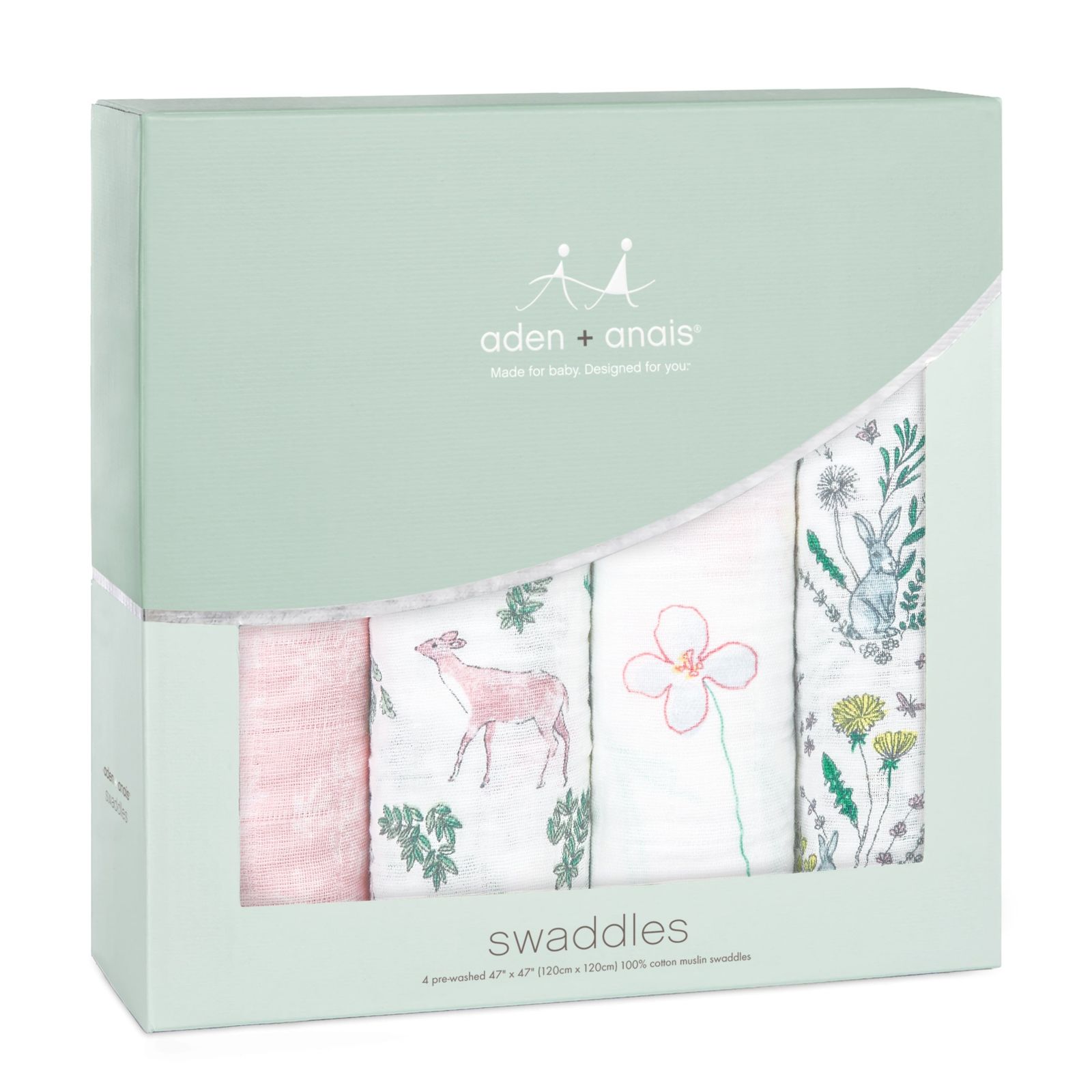 Aden + Anais: Classic Swaddle - Forest Fantasy (4 Pack) image