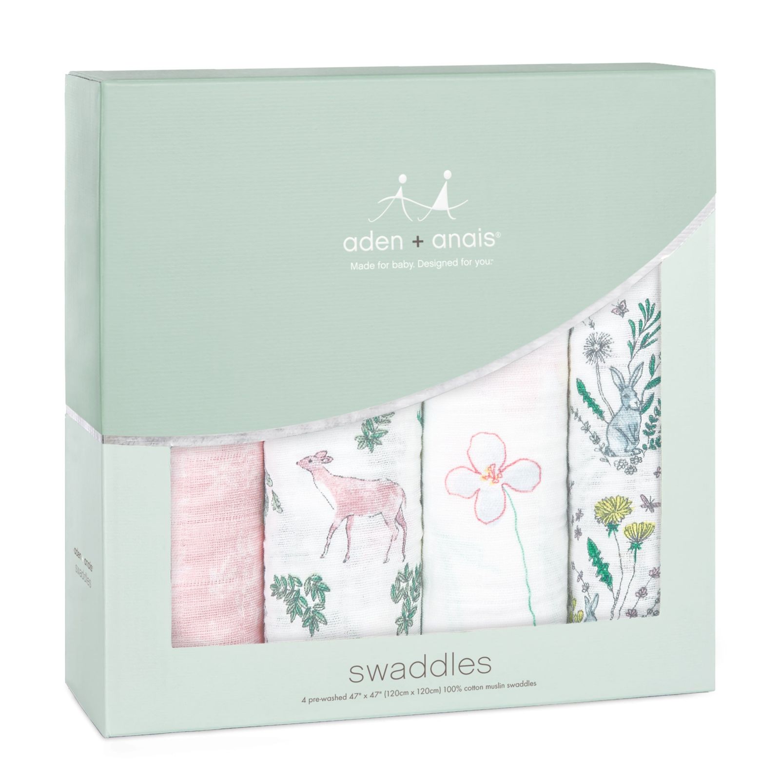 Aden + Anais: Classic Swaddle - Forest Fantasy (4 Pack)