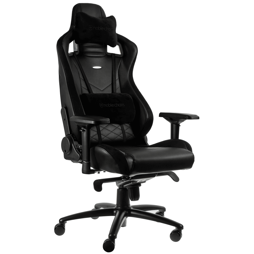 noblechairs EPIC PU Leather Gaming Chair Black Buy Now at