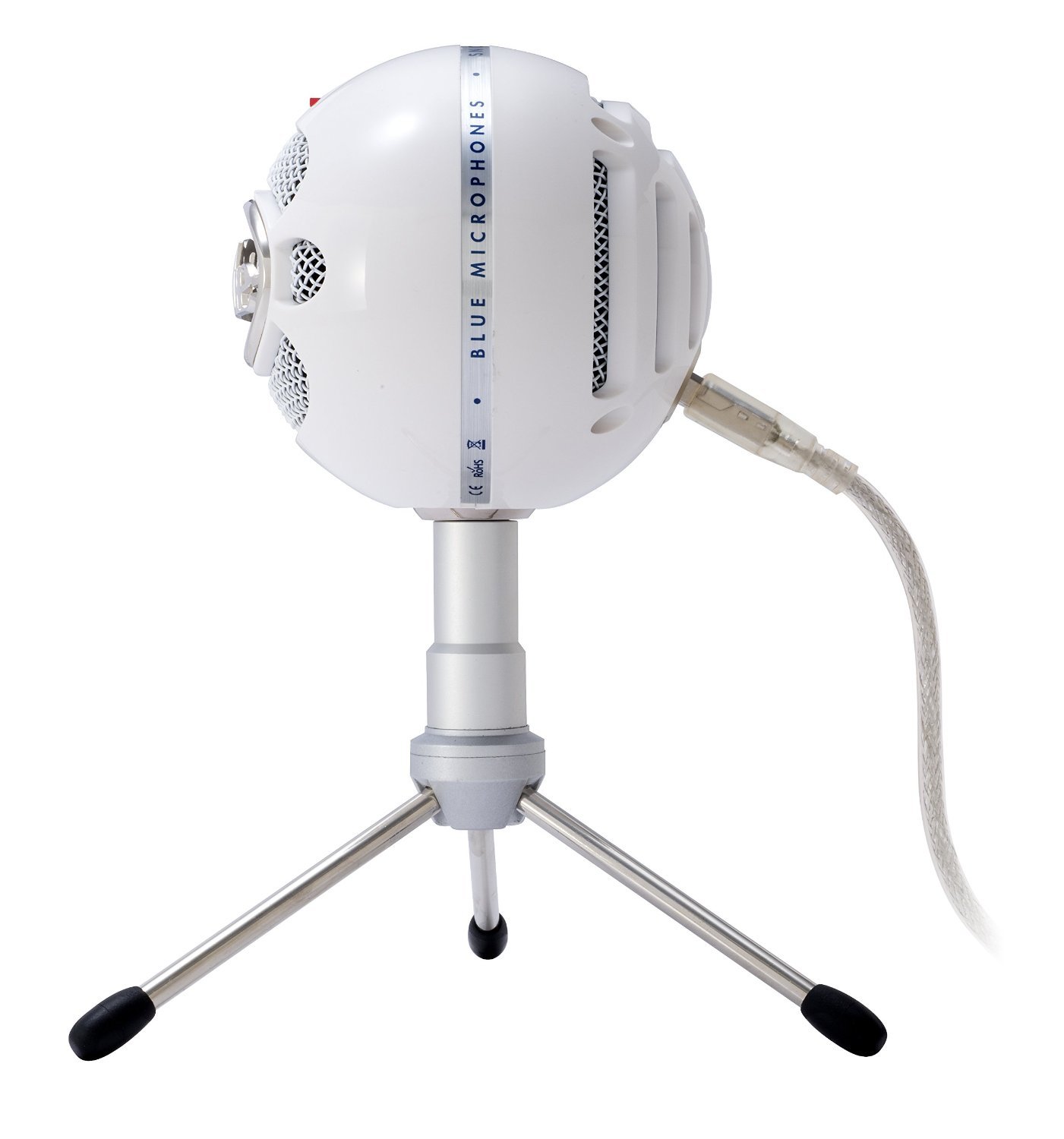 Blue Microphones Snowball iCE USB Condenser Microphone (White) on PC