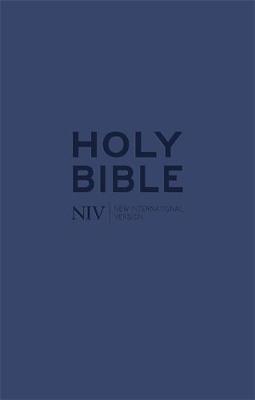 NIV Tiny Navy Soft-tone Bible with Zip by New International Version image
