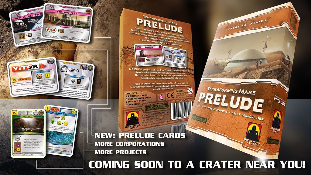 Terraforming Mars: Prelude - Game Expansion image