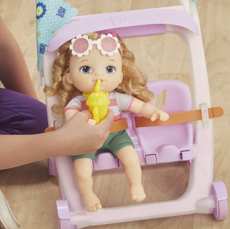 Baby Alive: Littles Roll & Kick Stroller - (Blonde Hair/Girl)