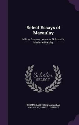 Select Essays of Macaulay image