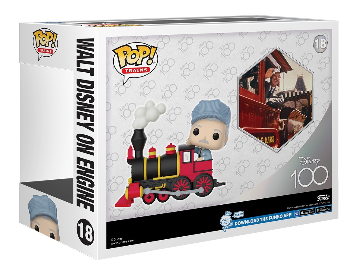 Walt Disney on Engine Pop! Train Pop! Ride Figure at Mighty Ape NZ
