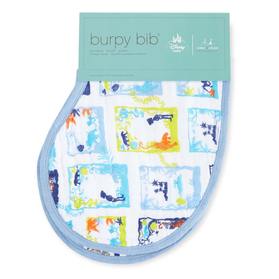 Aden + Anais: Disney Baby Burpy Bib - The Jungle Book (2 Pack) image
