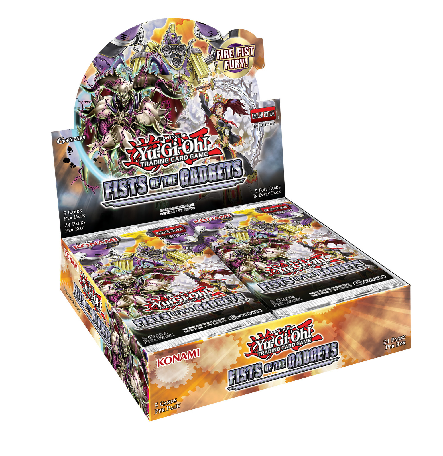 Yu-Gi-Oh! Fists of the Gadgets Booster Box