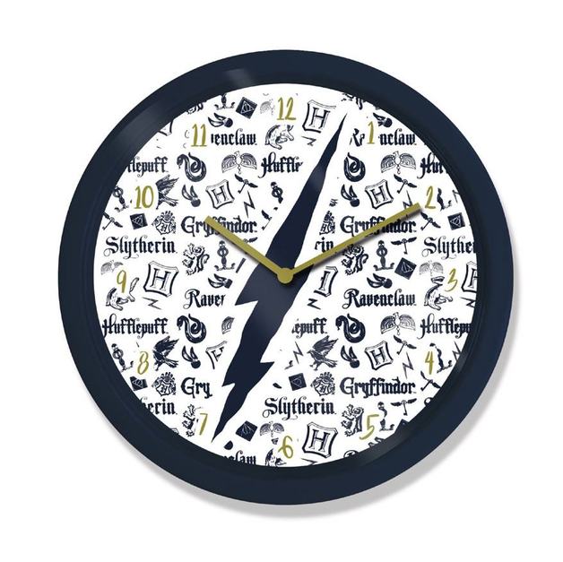 Harry Potter Wall Clock Infographic at Mighty Ape NZ