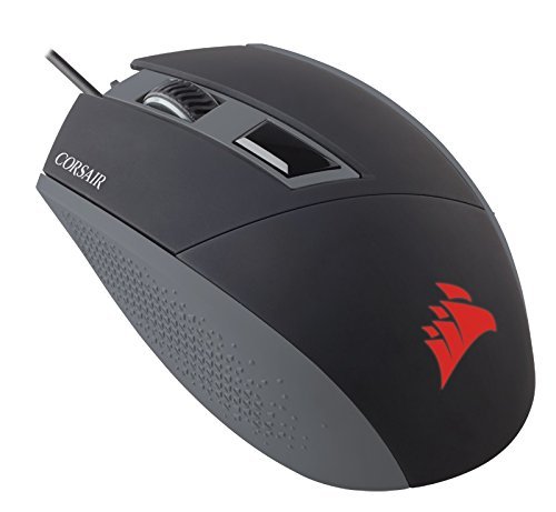 Corsair Gaming KATAR Ambidextrous Optical Gaming Mouse - Black for PC Games image