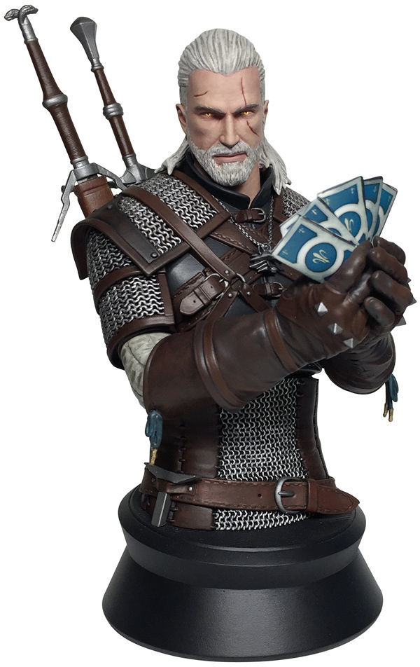 The Witcher 3: Geralt Playing Gwent - Mini Bust image