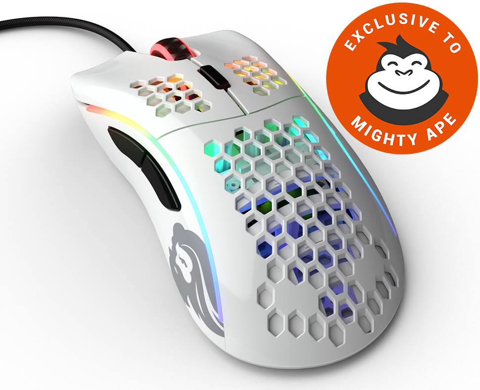 Glorious PC Gaming Model D Regular Gaming Mouse (Glossy White) PC