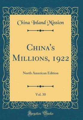 China's Millions, 1922, Vol. 30 by China Inland Mission image