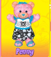 Doodle Bear Velvet Art - Penny Doodle Bear Velvet Art - Penny