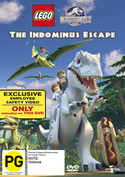 Lego Jurassic World: The Indominus Escape on DVD image