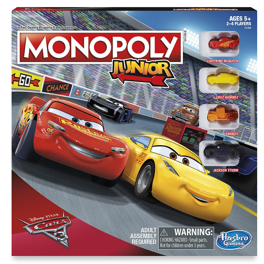 Monopoly Junior: Cars 3 Edition image