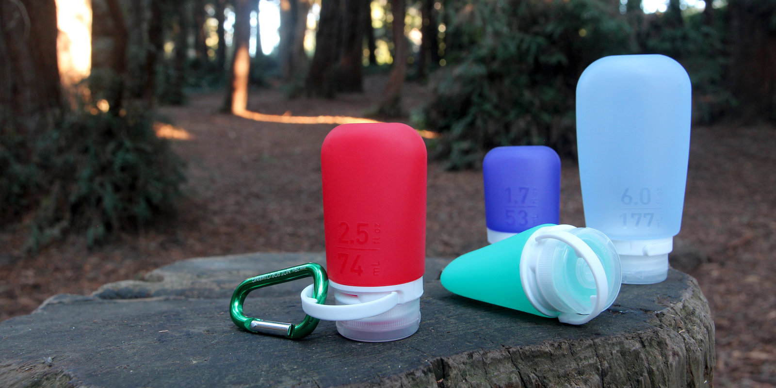 GoToob+ Triple Pack Silicone Travel Bottles - Small (53ml) image