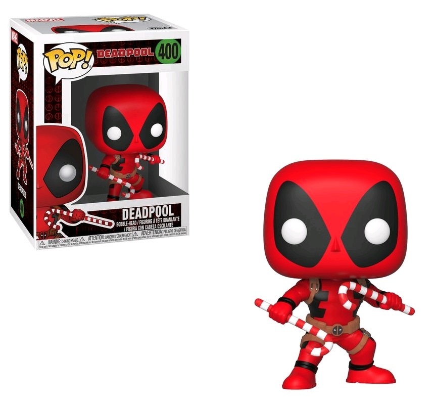 Marvel Holidays - Deadpool (Candy Canes Ver.) Pop! Vinyl Figure image