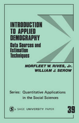 Introduction to Applied Demography by Norfleet W Rives image