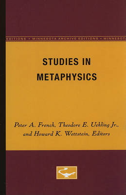 Studies in Metaphysics by French image