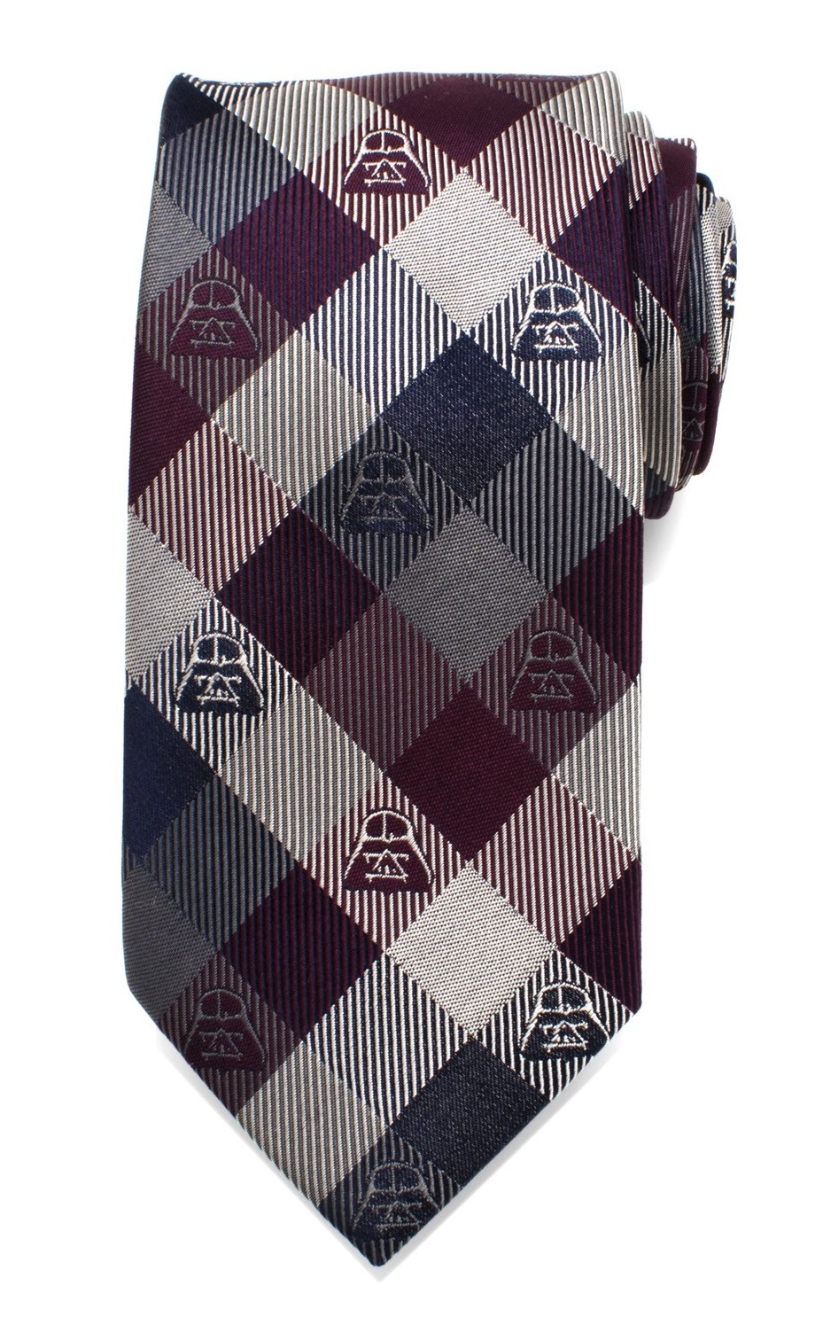 Star Wars: Darth Vader (Plum) - Modern Plaid Tie