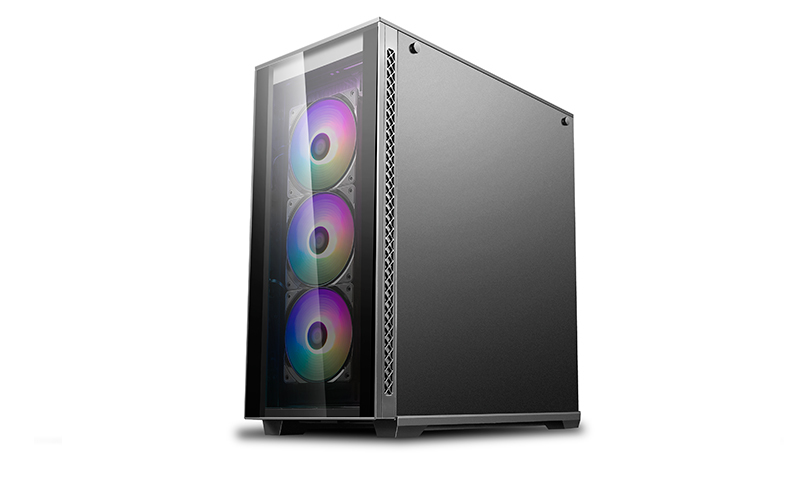 Deepcool Matrexx 70 RGB Fan x3 ATX Minimalist Tempered Glass Case image