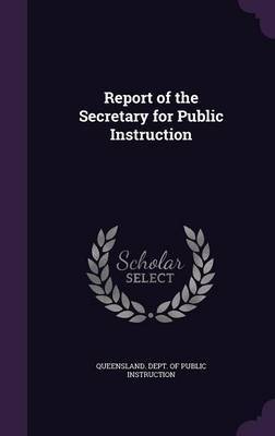 Report of the Secretary for Public Instruction image