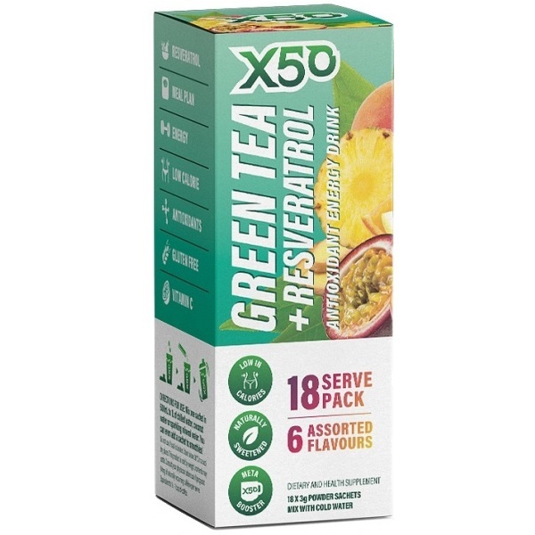 Green Tea X50 - 18 sachets (Assorted Flavours) image