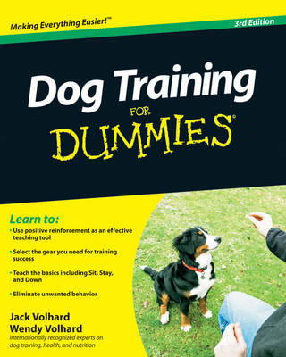 Dog Training For Dummies by Jack Volhard image