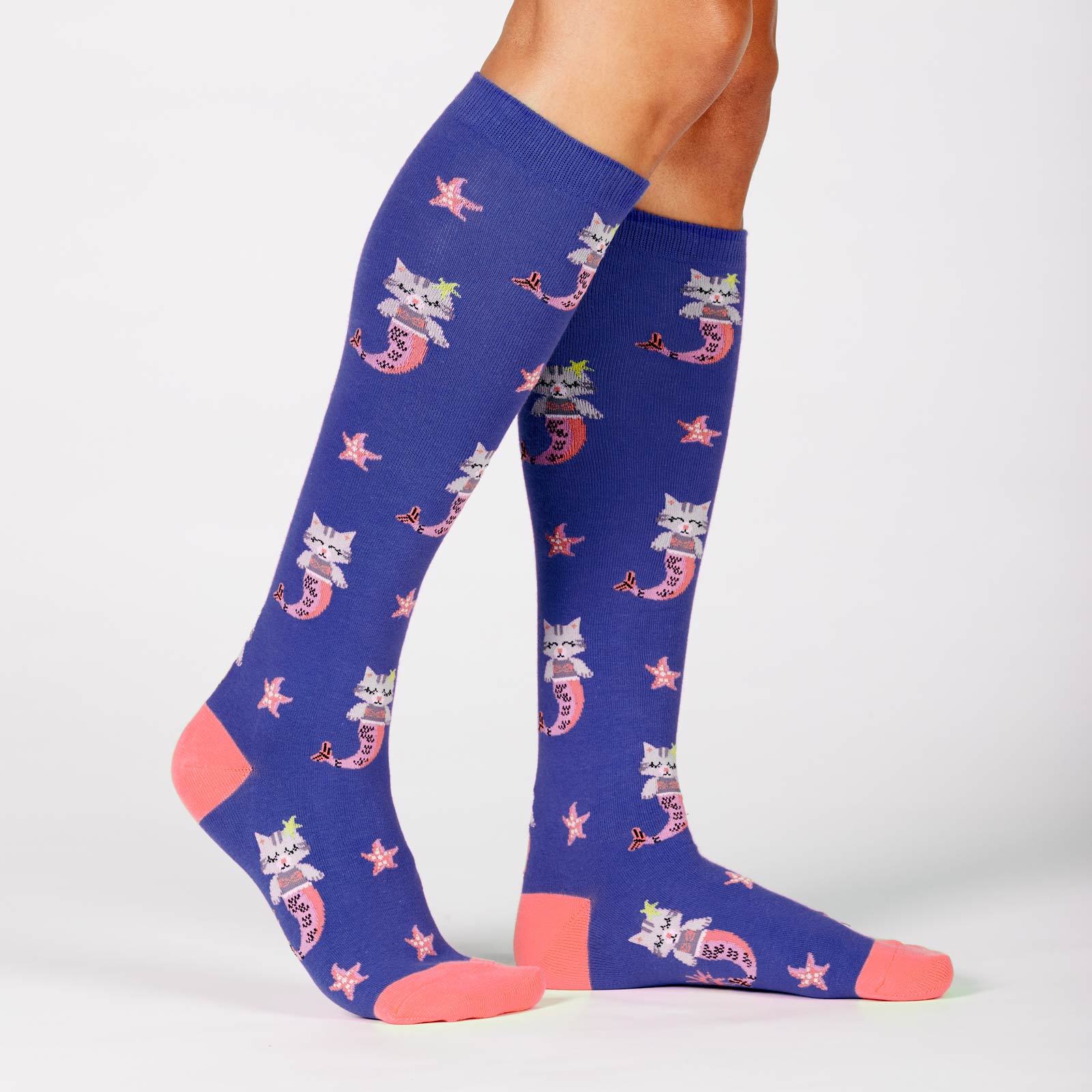 Women's - Purrmaid Knee High Socks