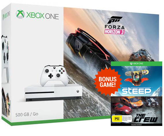 Xbox One S 500GB Forza Horizon 3 Console Bundle for Xbox One image