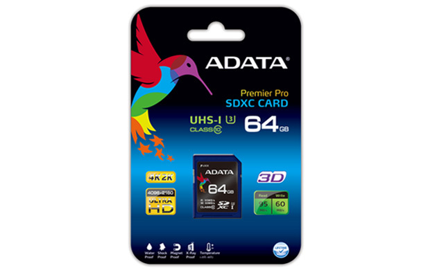 ADATA Premier Pro UHS-I U3 SDXC Card 64GB (Class 3) image