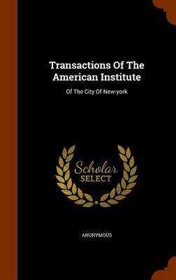 Transactions of the American Institute image