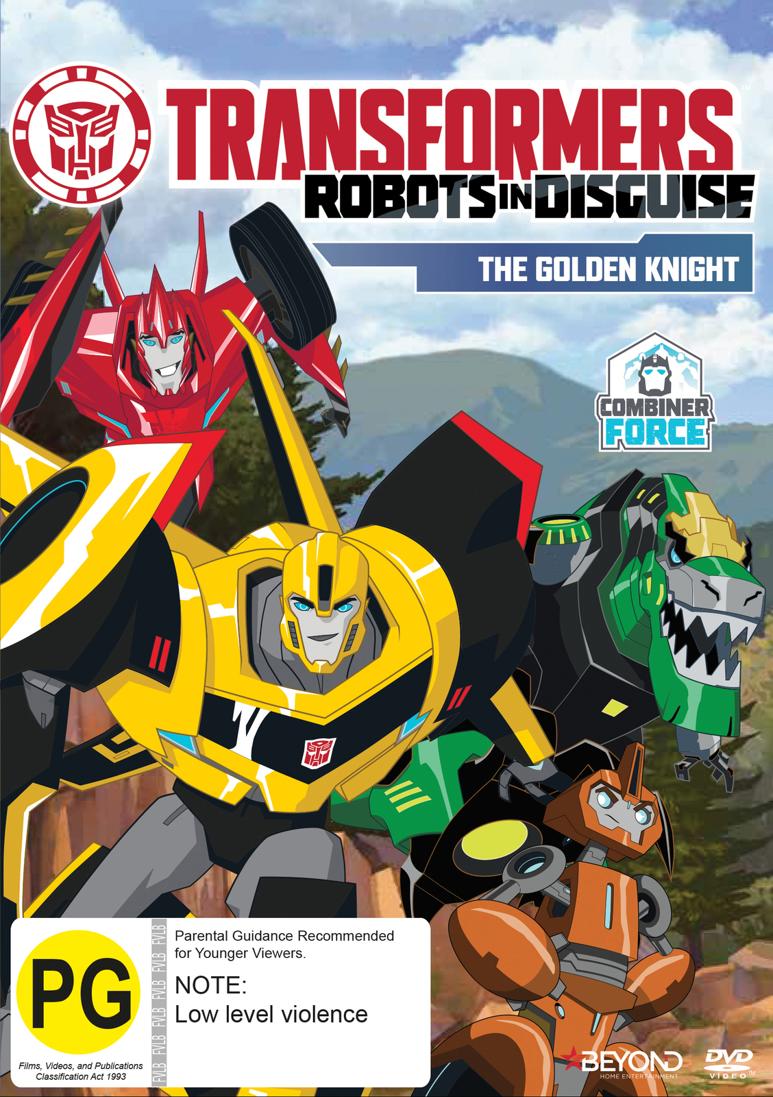 Transformers Robots in Disguise: The Golden Knight on DVD image