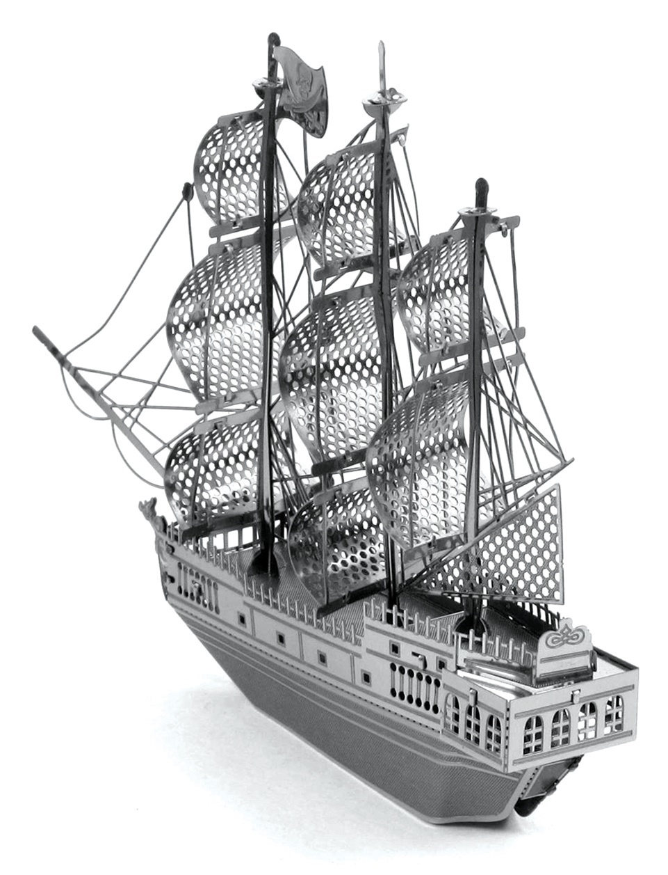 Metal Earth: Black Pearl Pirate Ship - Model Kit image