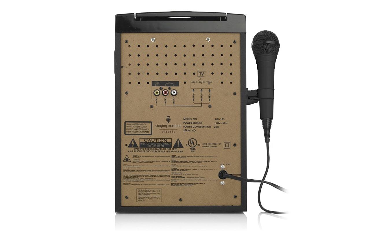 Singing Machine: Disco Lights Karaoke Machine - Black