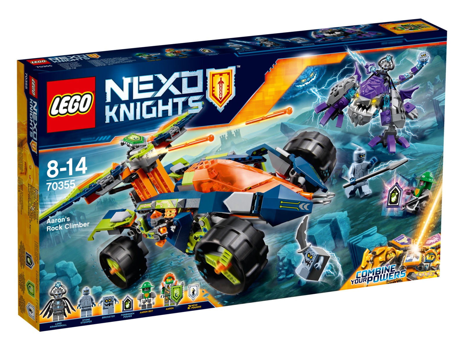 LEGO Nexo Knights - Aaron's Rock Climber (70355) image