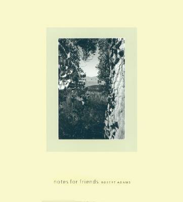 Notes for Friends: Along Colorado Roads by Robert Adams image