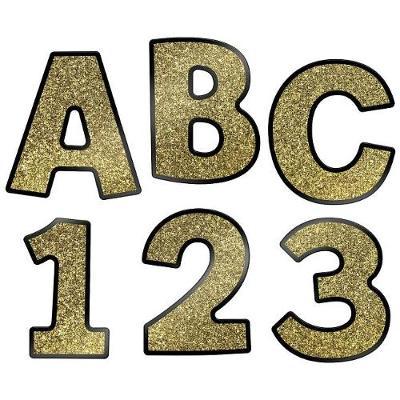 Sparkle and Shine Gold Glitter Combo Pack EZ Letters image
