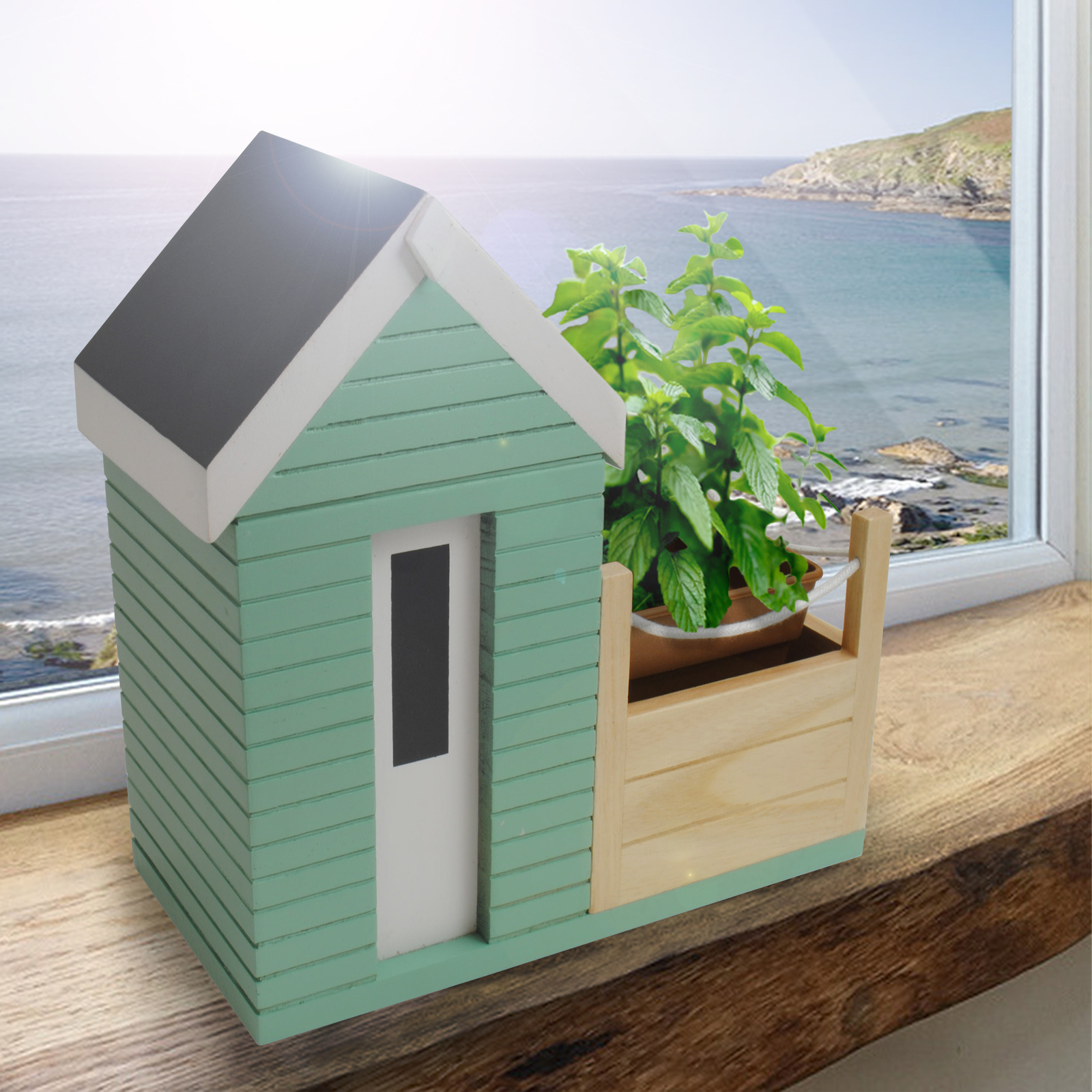 Beach Hut Planter Gift Set image