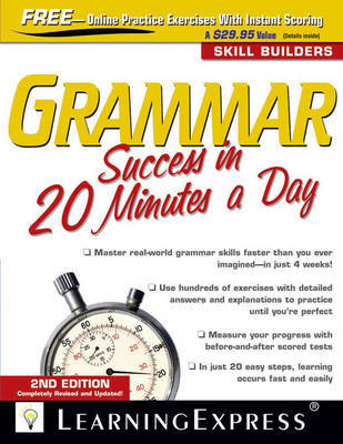 Grammar Success in 20 Minutes a Day, 2nd Edition by Learning Express LLC image